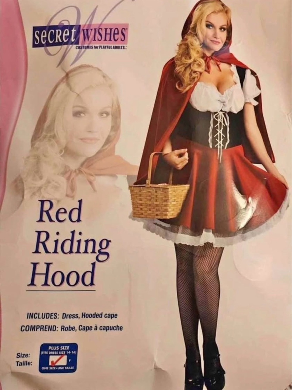 Secret Wishes Red Riding Hood Costume - Red